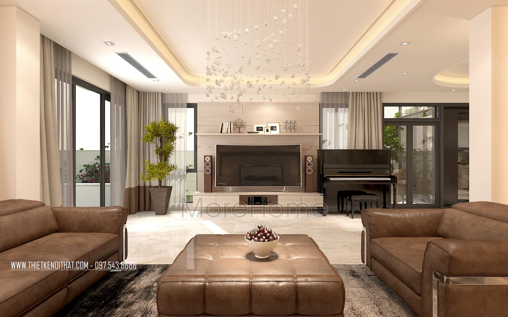 Những phong cách thiết kế nội thất biệt thự tại Morehome Những phong cách th...